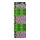 Bronze & Green Ikat 5 Thermosbeker (Achterkant)