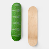 Bronze & Green Leaf Ikat 18 Persoonlijk Skateboard (Voorkant)
