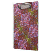 Bronze & Green Leaf Ikat 20 Klembord (Links)