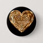 Bronze hart ronde button 5,7 cm (Voorkant)