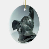 Bronze helm van Thraciaanse gladiator, Roman, 1e c Keramisch Ornament (Rechts)
