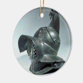 Bronze helm van Thraciaanse gladiator, Roman, 1e c Keramisch Ornament (Links)