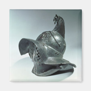Bronze helm van Thraciaanse gladiator, Roman, 1e c Magneet
