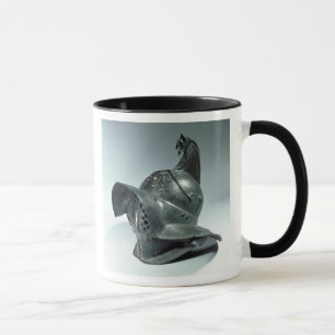 Bronze helm van Thraciaanse gladiator, Roman, 1e c Mok