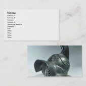 Bronze helm van Thraciaanse gladiator, Roman, 1e c Visitekaartje (Voorkant / Achterkant)