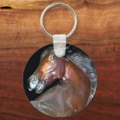 Bronze Horse Sculpture Sleutelhanger (Voorkant)