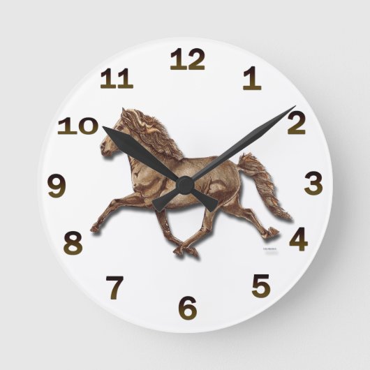 Bronze IJ Ronde Klok (Voorkant)