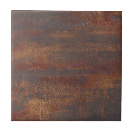 Bronze keramische tegel tegeltje (Voorkant)