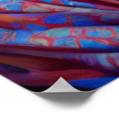 Bronze kroon met bloemjurk poster (Hoek)