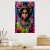 Bronze kroonprinses poster (Keuken)