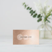 Bronze Lace Spray Tanning Beauticiekaarten Afsprakenkaartje (Staand voorkant)