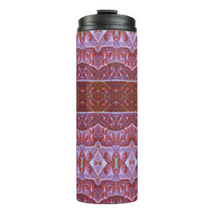 Bronze Leaf Ikat Thermosbeker