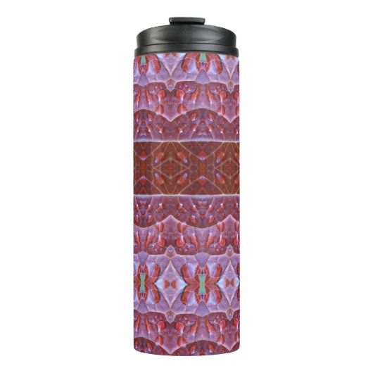 Bronze Leaf Ikat Thermosbeker (Voorkant)