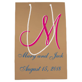 Bronze Light 3d Monogram Medium Cadeauzakje