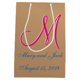 Bronze Light 3d Monogram Medium Cadeauzakje