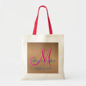 Bronze Light 3d Monogram Tote Bag (Voorkant)