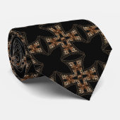 Bronze Maltese kruis Stropdas (Opgerold)