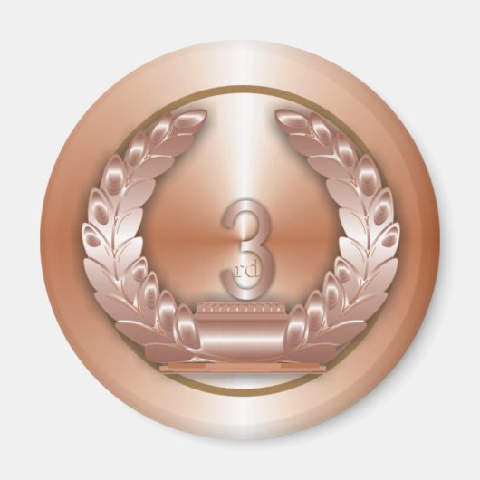 Bronze Medal Magneet (Voorkant)