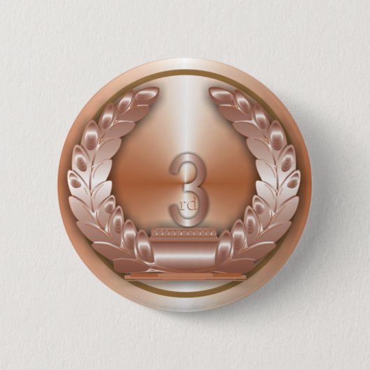 Bronze Medal Ronde Button 5,7 Cm (Voorkant)