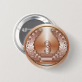 Bronze Medal Ronde Button 5,7 Cm (Voorkant /achterkant)