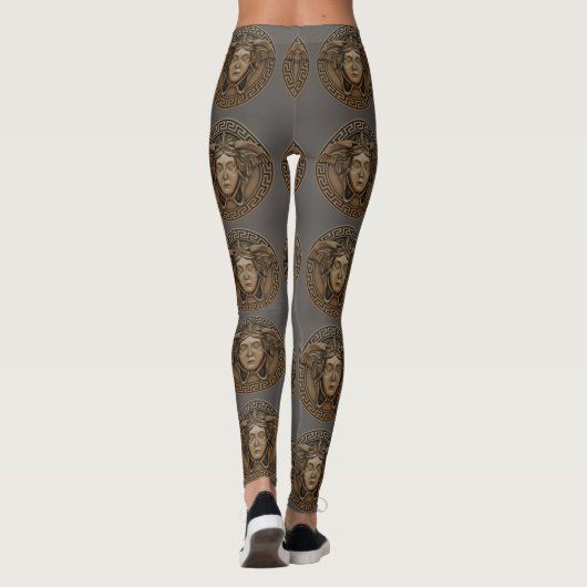 Bronze Medusa All-Over-Print Leggings (Achterkant)