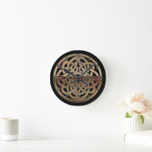 Bronze Metallic Celtic Knot Wall Clock Ronde Klok (Huis)