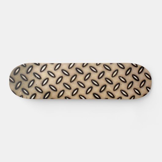 Bronze Metallic Patterned Skateboard (Horizontaal)