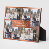 Bronze Metallic  Six Photo Template Fotoplaat (Zijkant)