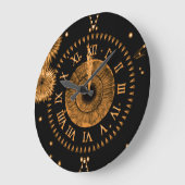 Bronze Midnight Clock  Grote Klok (Hoek)