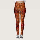 Bronze Moeder van Dragons Dragon Scale Leggings (Voorkant)