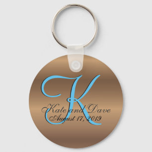 Bronze Monogram Amazing Fab Sleutelhanger