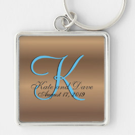 Bronze Monogram Amazing Fab Sleutelhanger