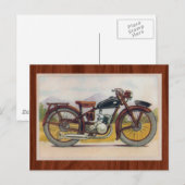 Bronze Motorcycle afdrukken Briefkaart (Voorkant / Achterkant)