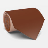 Bronze Ombre Gradiënt Mannen Stropdas (Opgerold)