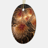 Bronze Oval Ornament (Links)