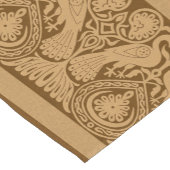 Bronze Peacocks Table Runner Korte Tafelloper (Hoek)