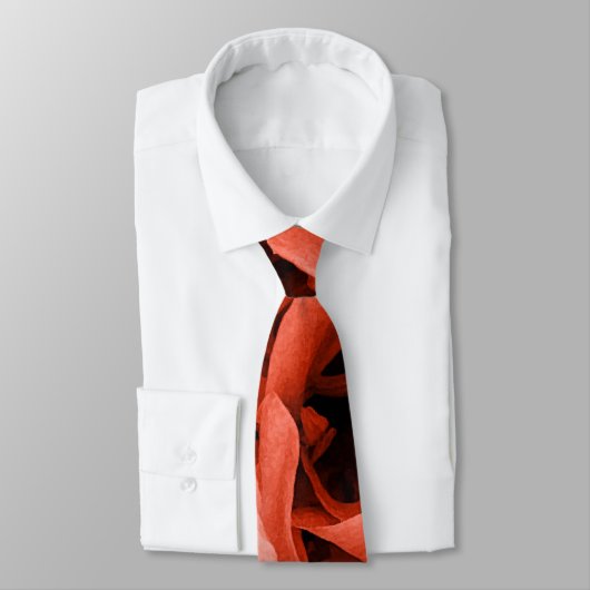 Bronze Petal Abstract Stropdas (Gebonden)