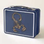 Bronze Poisonous scorpion zeer venomeus insect (Achterkant)