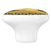 Bronze Poisonous scorpion zeer venomeus insect Keramische Knop (Zijkant)