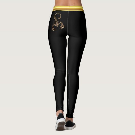 Bronze Poisonous scorpion zeer venomeus insect Leggings (Achterkant)