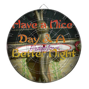 Bronze Rabbit Sculpture met Inspirerend quotes Dartbord