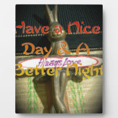 Bronze Rabbit Sculpture met Inspirerend quotes Fotoplaat (Voorkant)