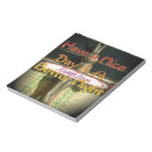 Bronze Rabbit Sculpture met Inspirerend quotes Notitieblok (Linkerzijde)