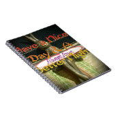 Bronze Rabbit Sculpture met Inspirerend quotes Notitieboek (Rechterzijde)