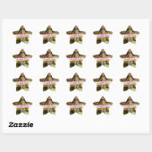 Bronze Rabbit Sculpture met Inspirerend quotes Ster Sticker (Vel)