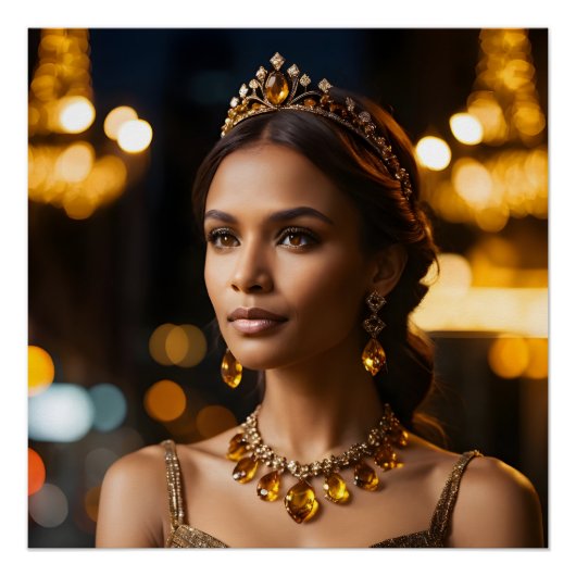 Bronze Radiance Elegance Perfect Poster (Voorkant)