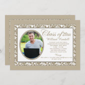 Bronze Reflection Fotouitnodiging Kaart (Voorkant / Achterkant)