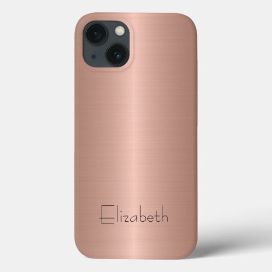 Bronze Roestvrij staal Metaal Case-Mate iPhone Case (Achterkant)