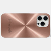 Bronze Roestvrij staal Metaal Case-Mate iPhone Case (Achterkant (horizontaal))