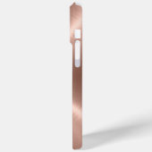 Bronze Roestvrij staal Metaal Case-Mate iPhone Case (Achterkant / Links)